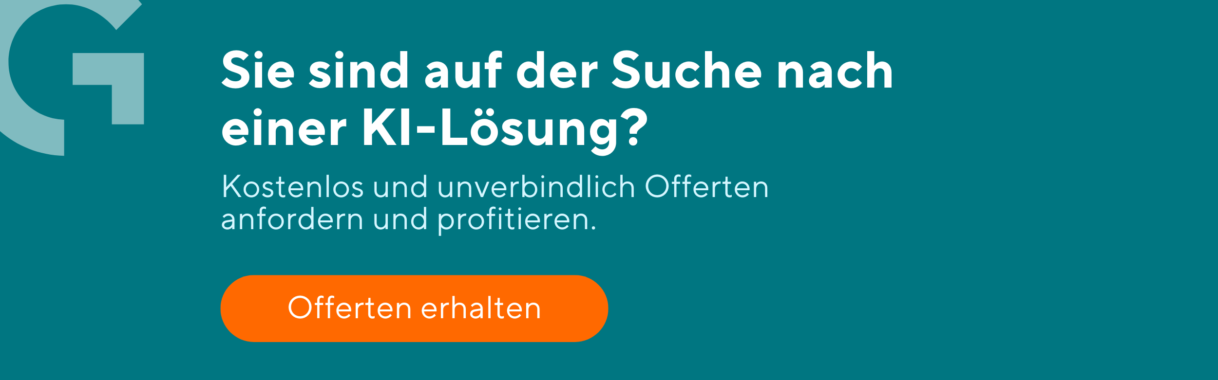jetzt Offerten einholen Banner