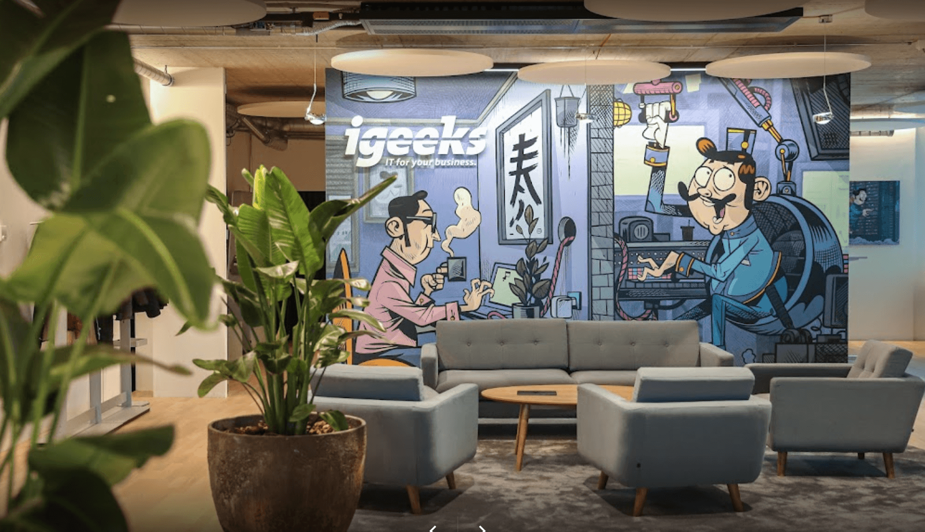 Aufnahme des Büros der igeeks AG